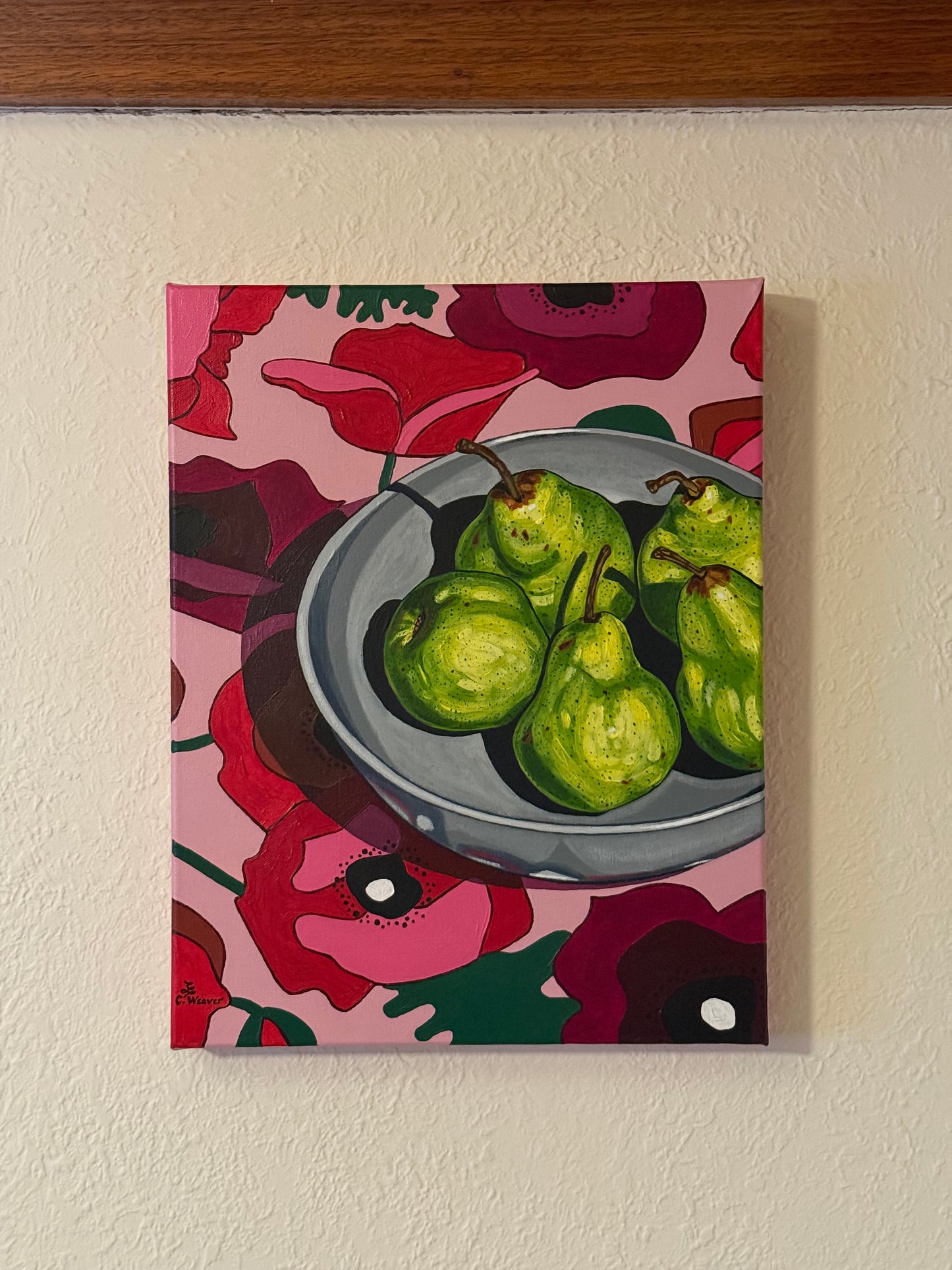 Claire Weaver - Pears and Poppies