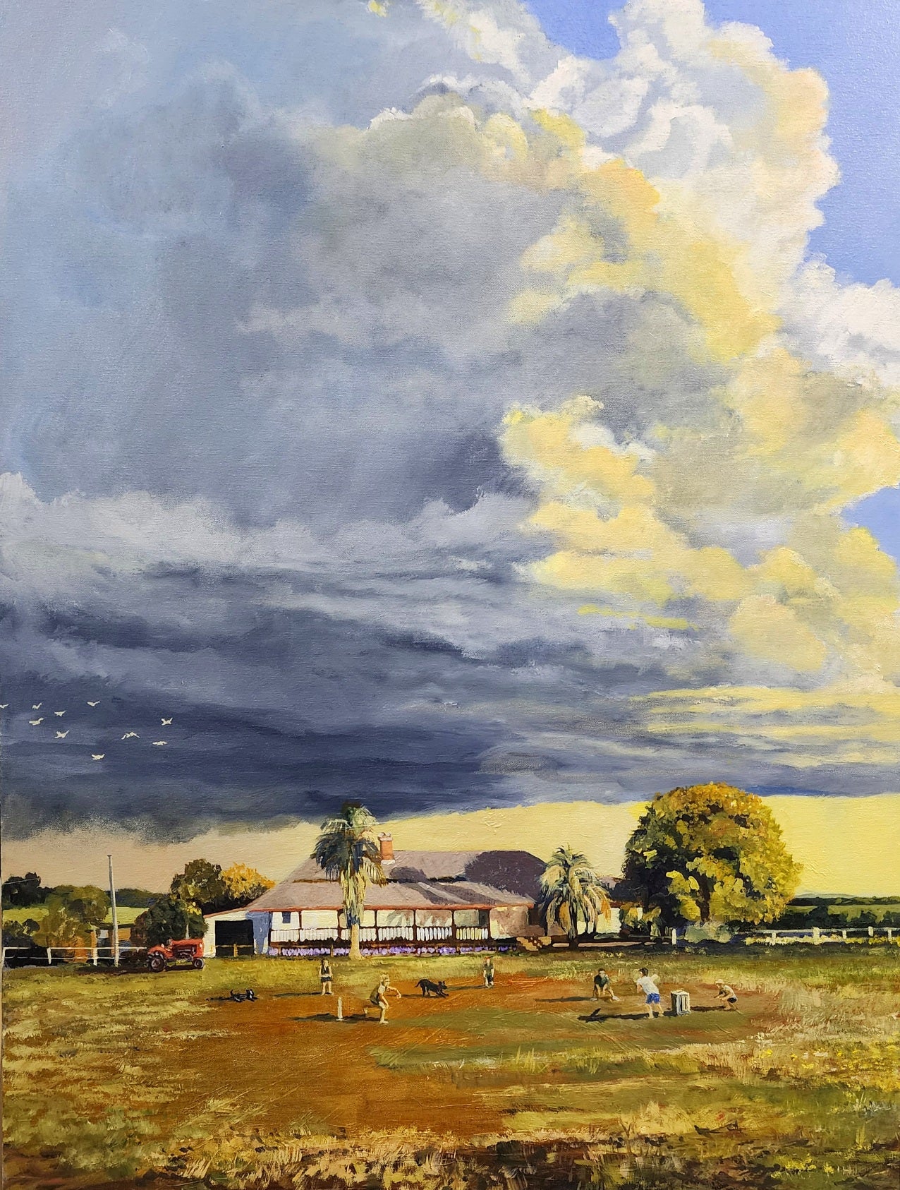 Paul Drought - Over the fence is 6 and out!