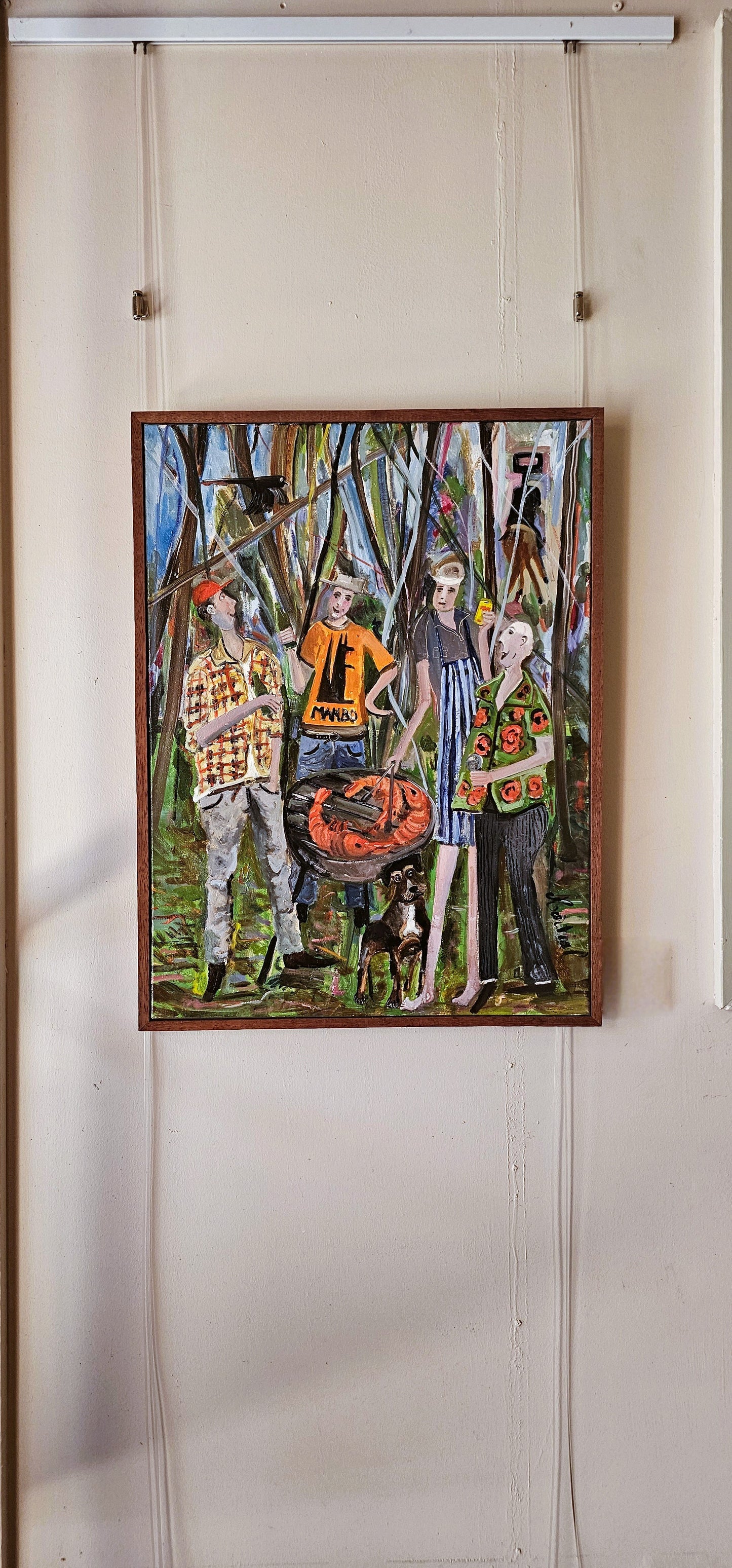 Martial Cosyn - 3 Prawns on the Barbie