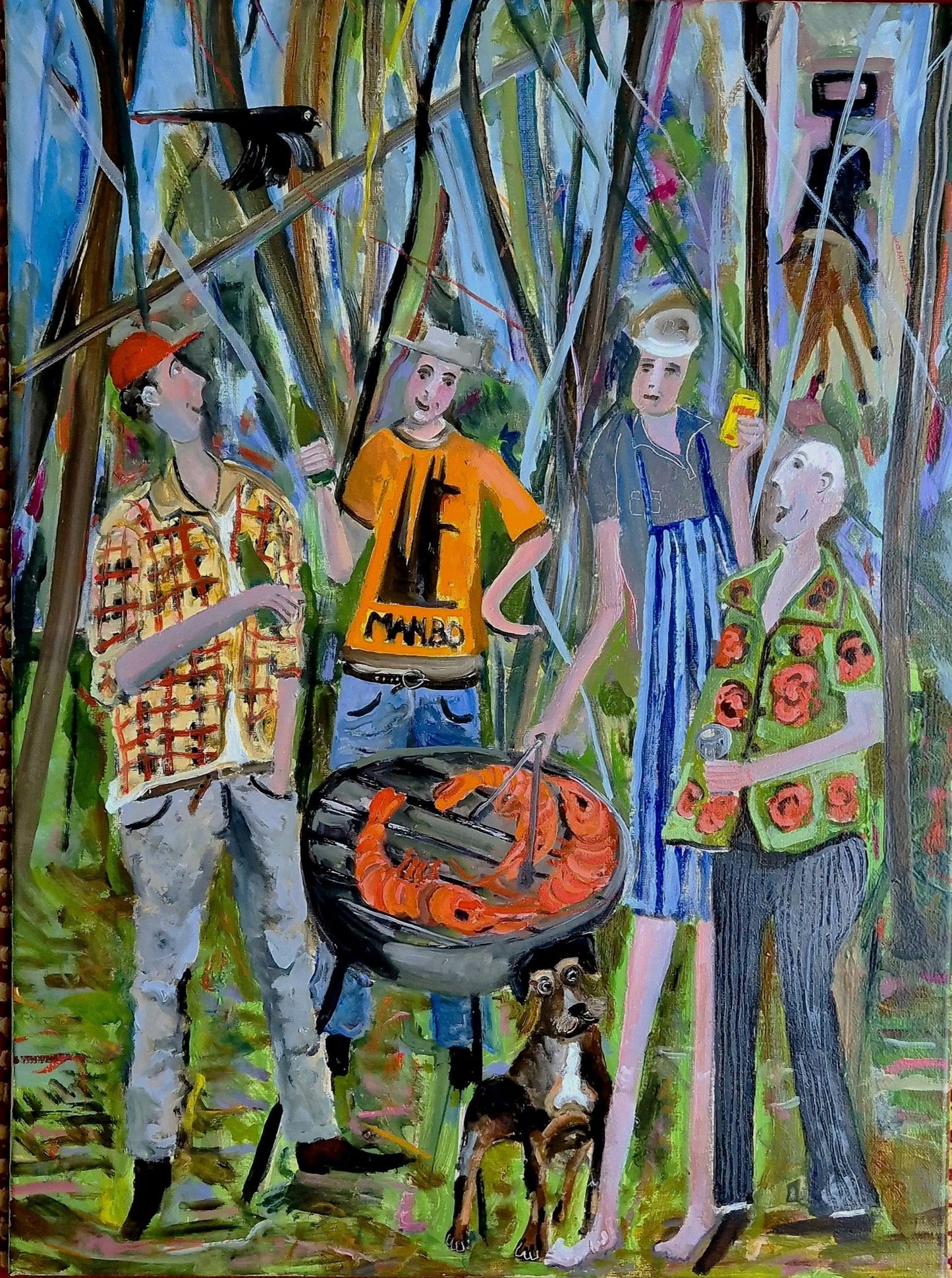 Martial Cosyn - 3 Prawns on the Barbie