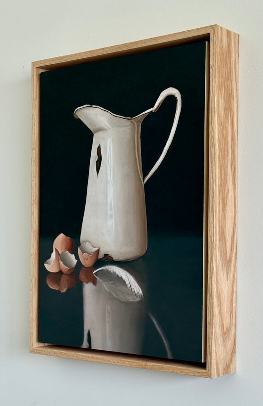 Tina Bennett - Enamel Jug with Eggshells