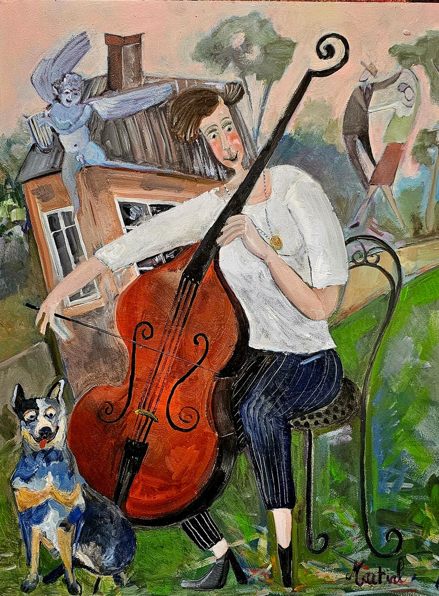 Martial Cosyn - Dancing with Blue Healer