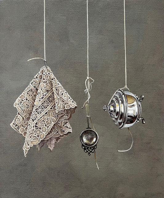 Trudi Harley - Doily and Tea Strainer