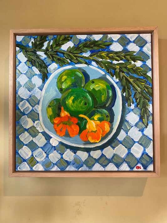Gillian Haig - Limes On Chequered Cloth