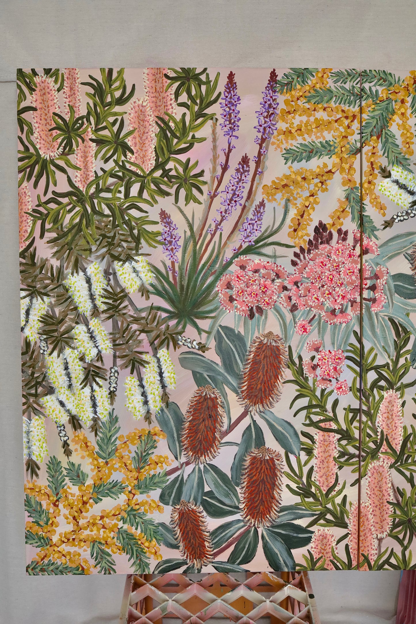 Amy Gibbs - Let's Take A Walk (triptych)