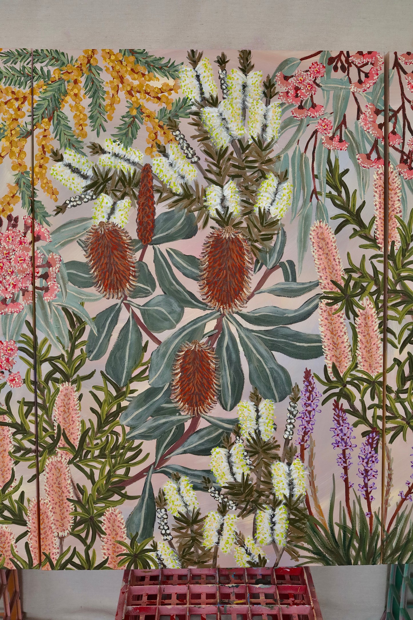 Amy Gibbs - Let's Take A Walk (triptych)