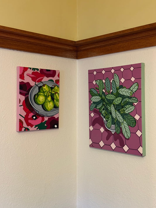 Claire Weaver - Pears and Poppies