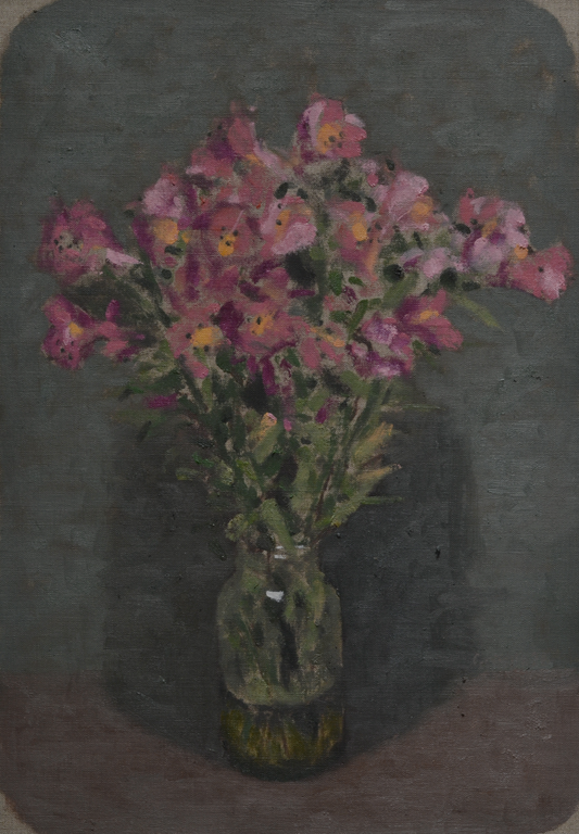 David Griffith - Still life, Flowers and Glass Jar