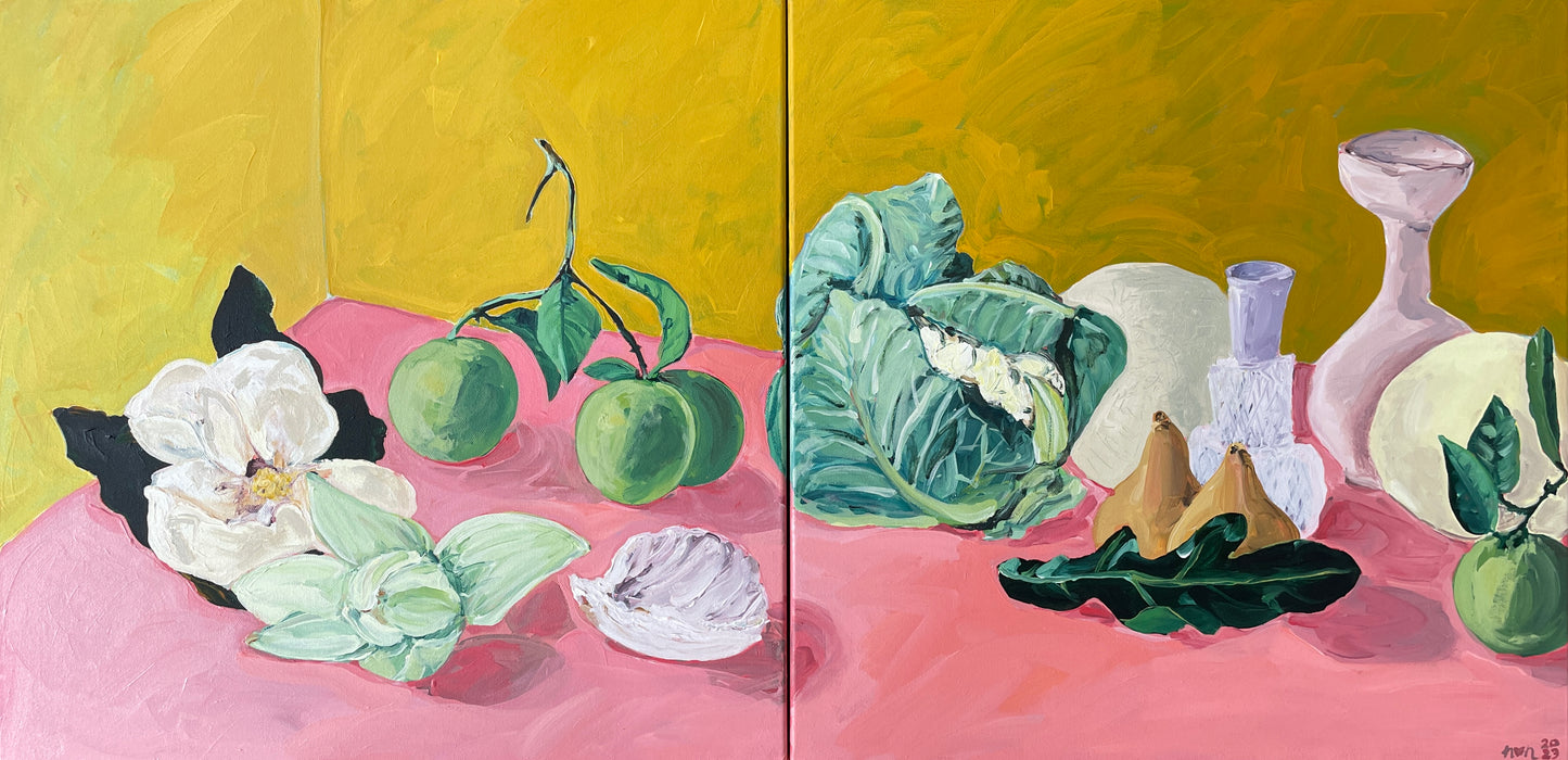 Nicole Nelius - Still life with cauliflower